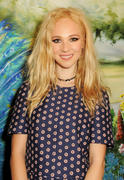 Juno Temple  -  Mulberry fashion show  in London 09/15/13