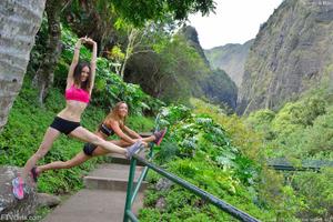 Mary and Aubrey Hawaii II - Hiking Lao Valley -a4isujgikg.jpg